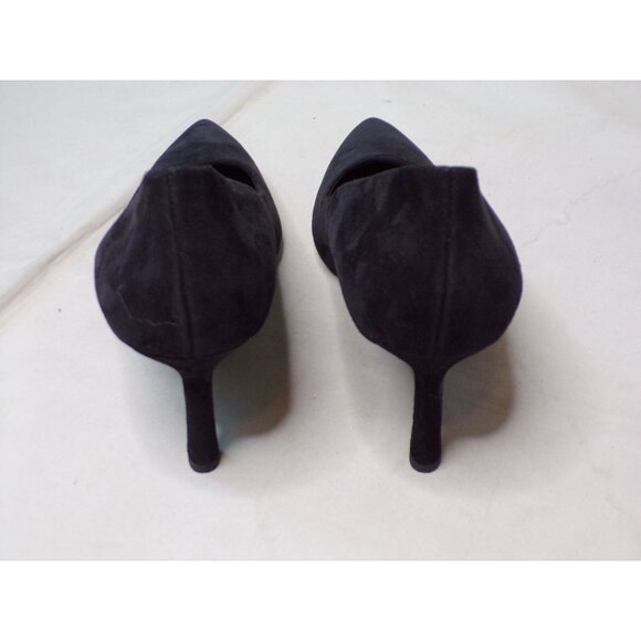 🆕PAUL GREEN Super Soft Pointed Toe Heel Pump Shoes 10 Black Suede - Picture 9 of 10